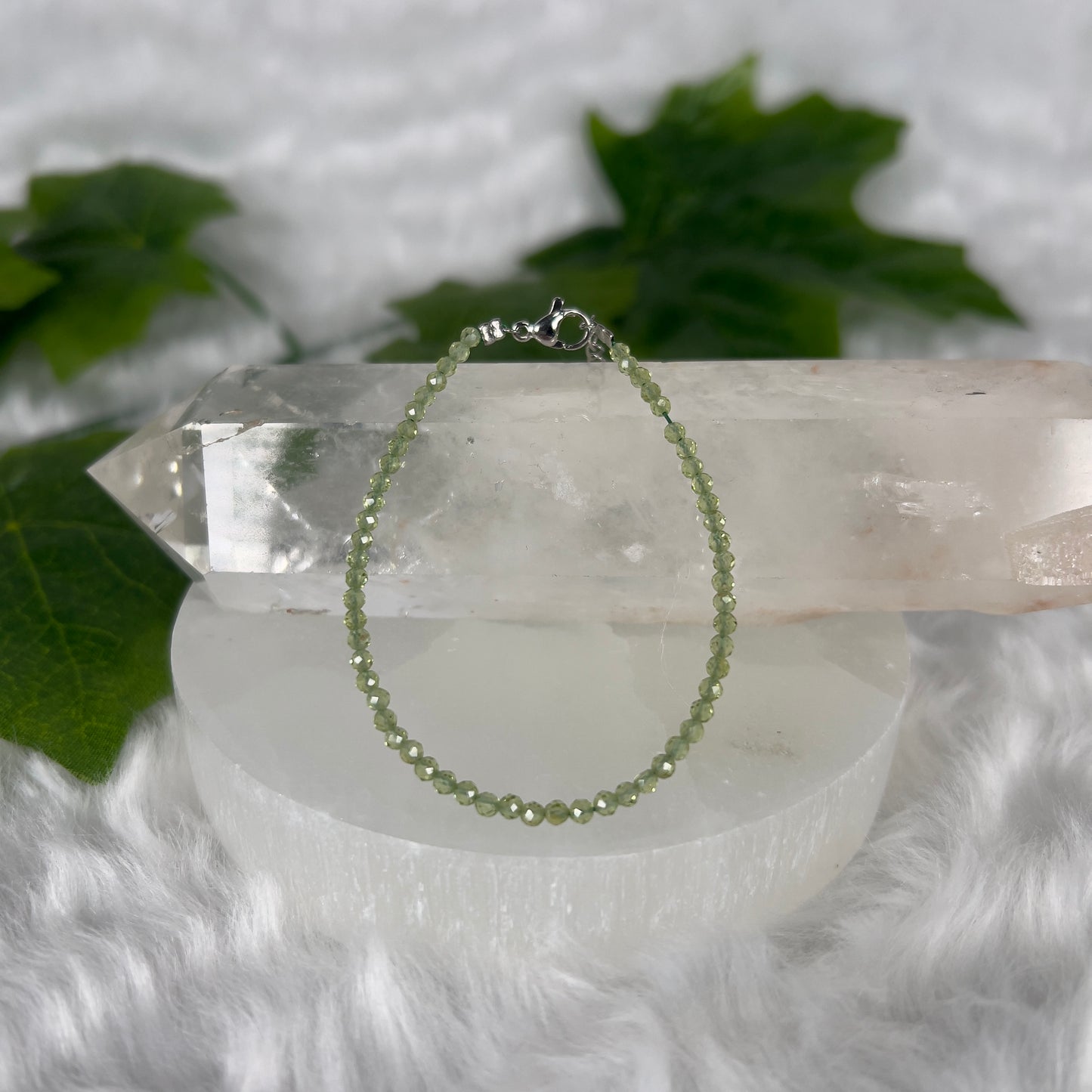 Various Adjustable Cut Gemstone Bracelet