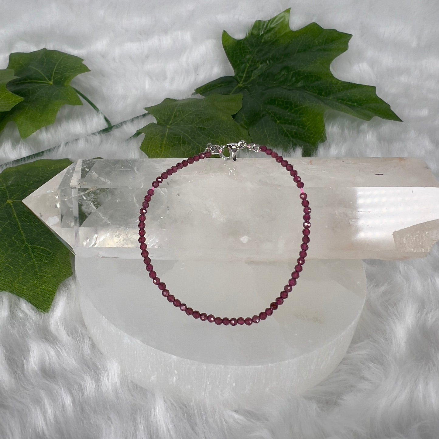 Various Adjustable Cut Gemstone Bracelet