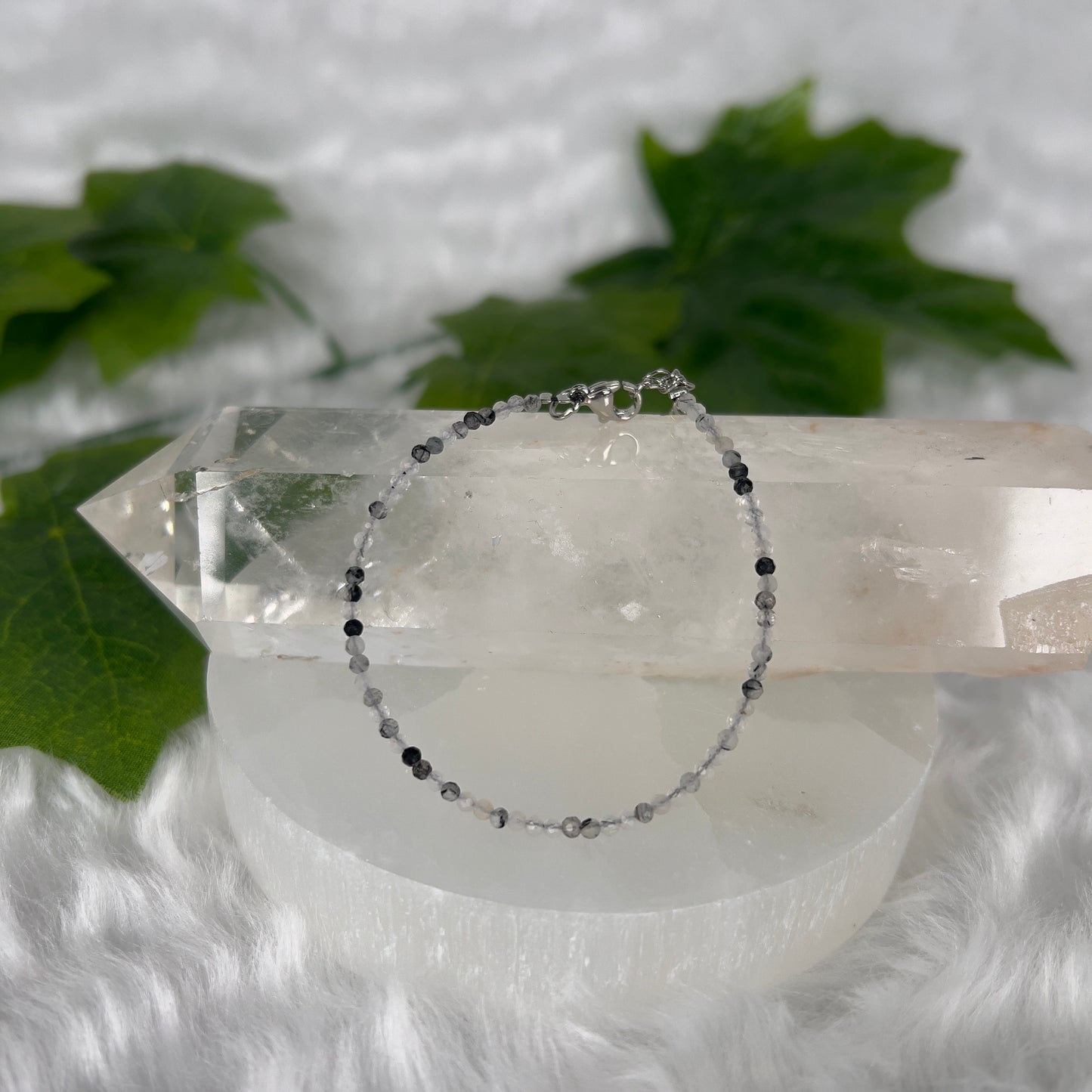 Various Adjustable Cut Gemstone Bracelet