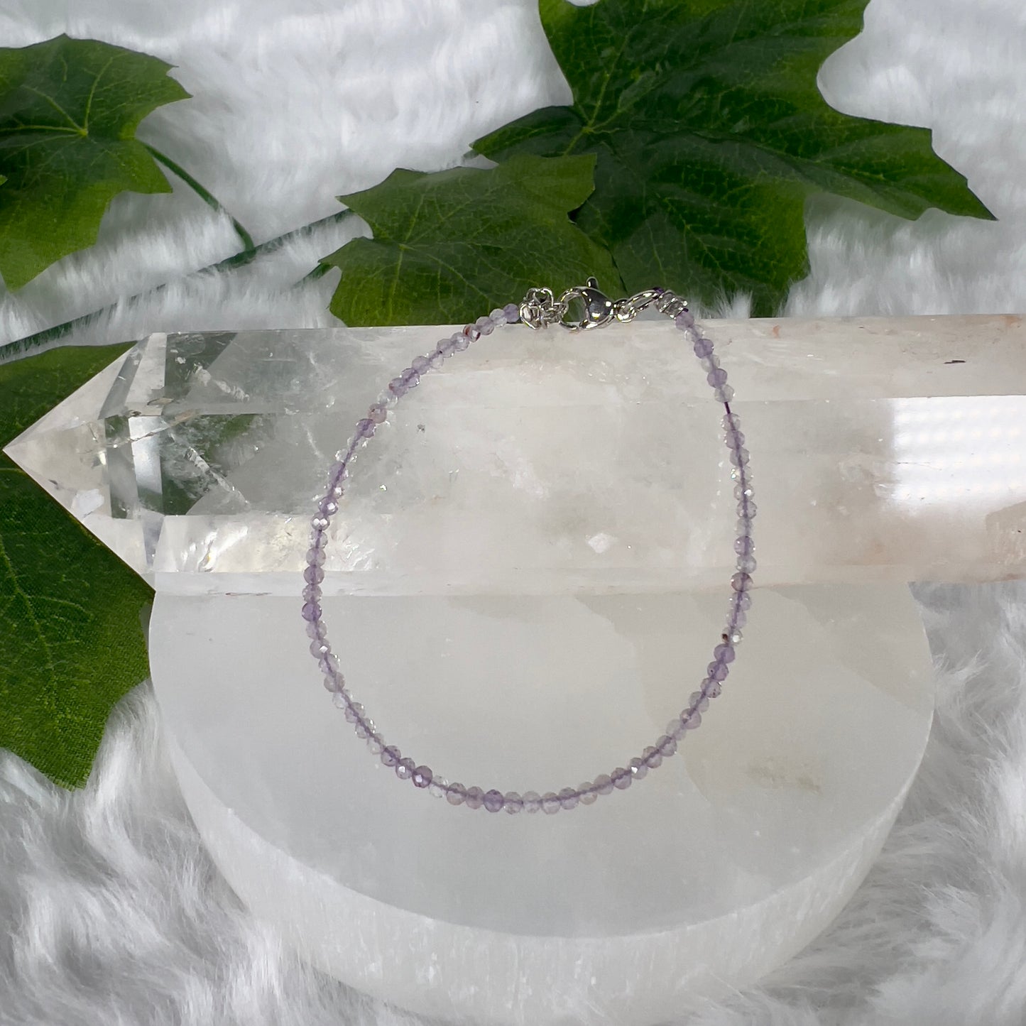 Various Adjustable Cut Gemstone Bracelet