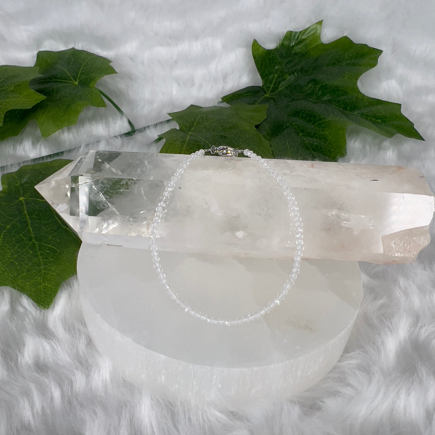 Various Adjustable Cut Gemstone Bracelet