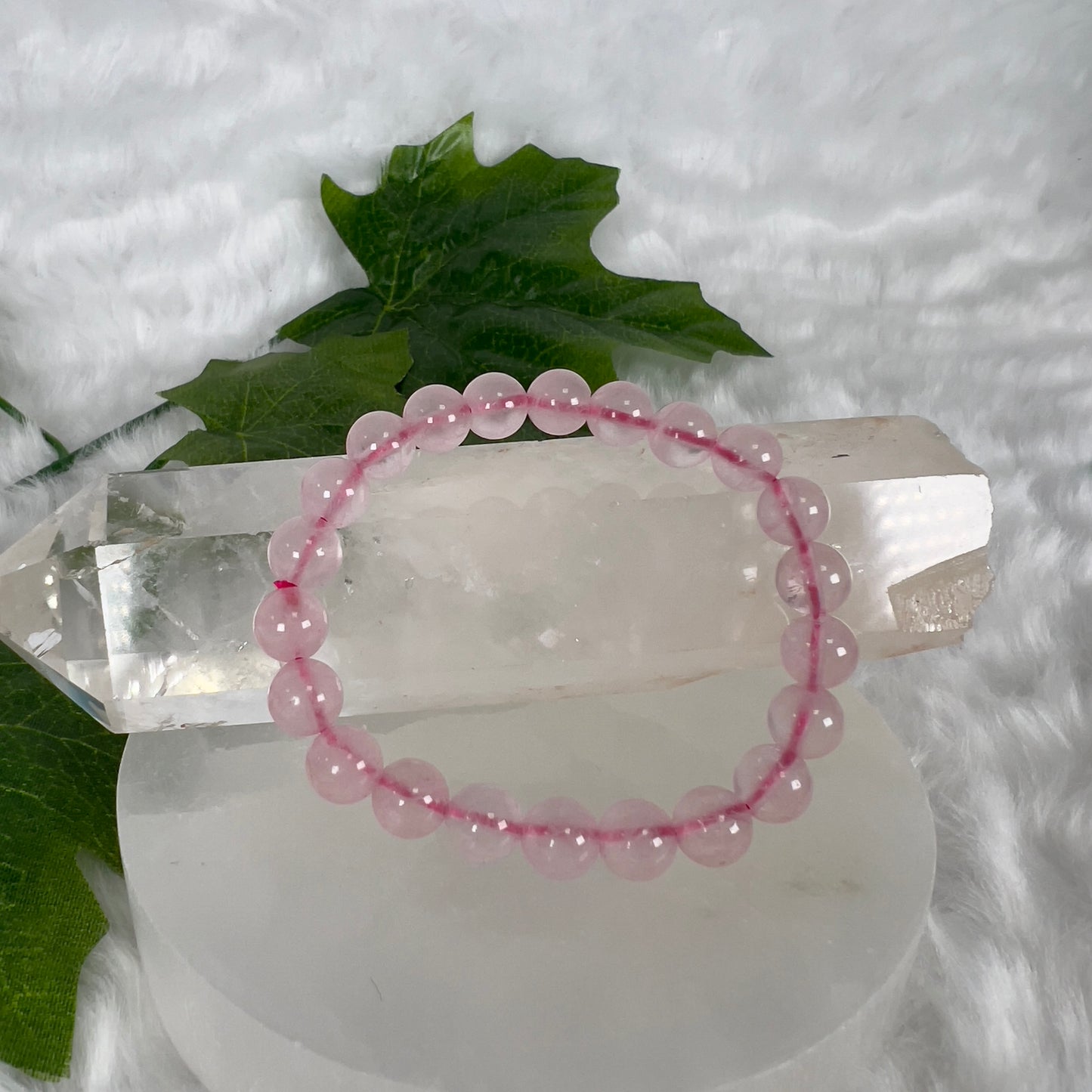 Icy Rose Quartz Bracelet