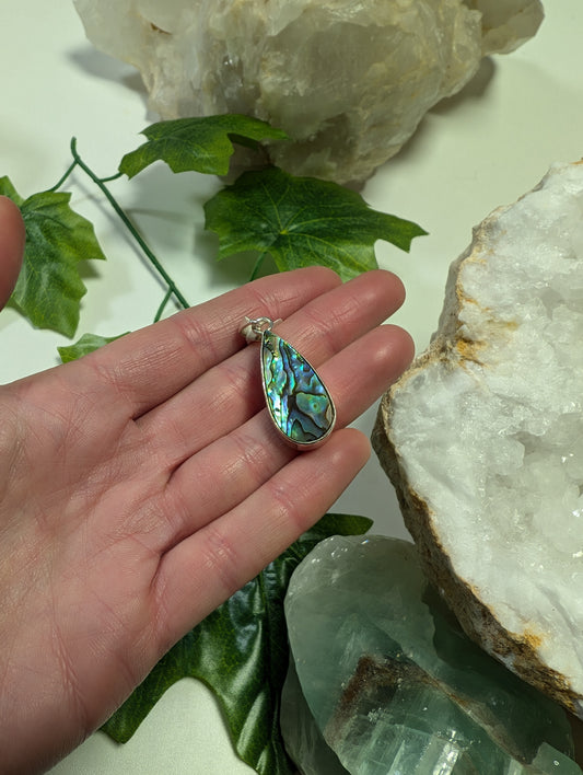 Sterling Silver Abalone Pendant